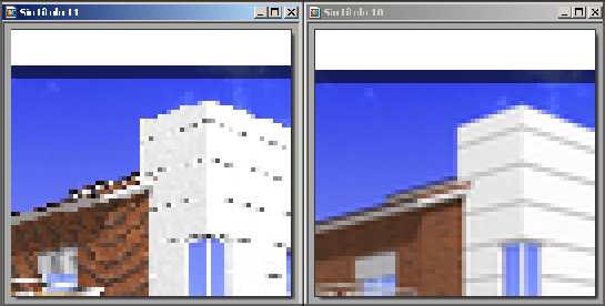 Comparación de las imágenes